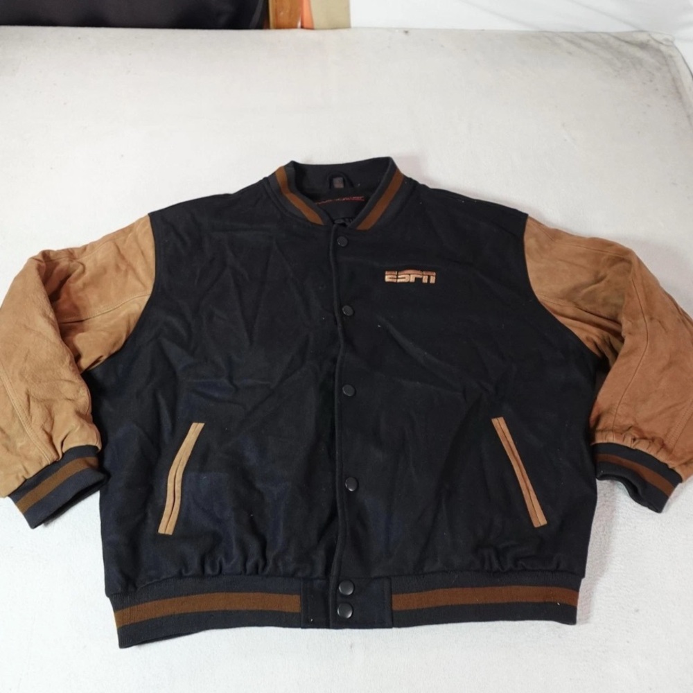 VINTAGE ESPN VARSITY JACKET XXL.